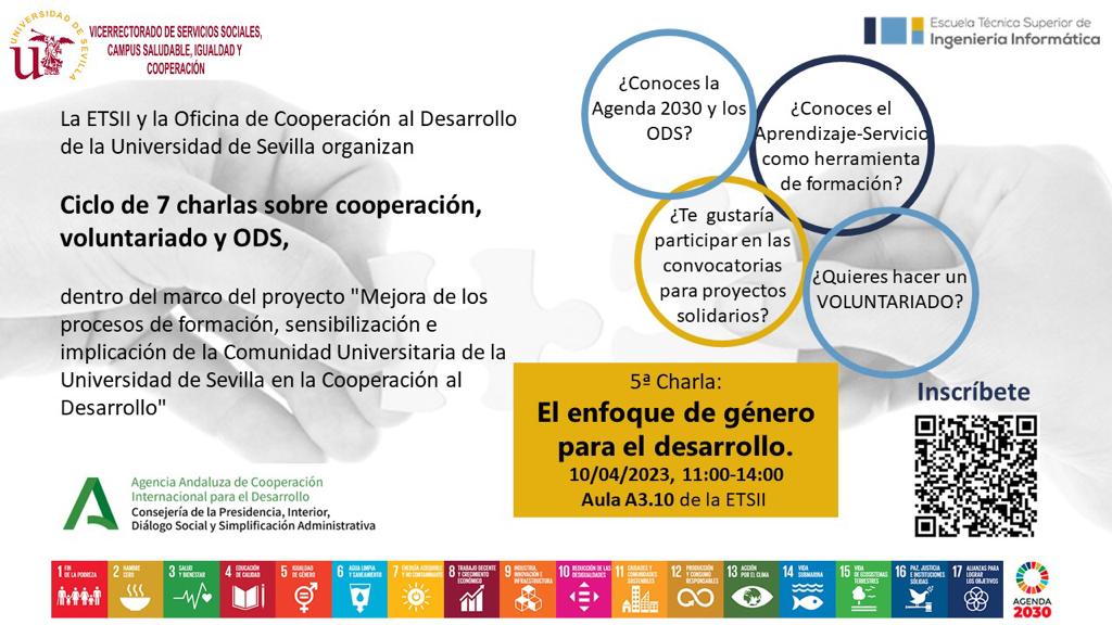 Ciclo de charlas sobre cooperación, voluntariado y ODS